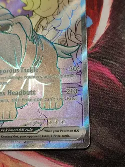 Pokemon Arven's Mabosstiff ex 218/182 Destined Rivals Ultra Rare Holo Card - Image 4