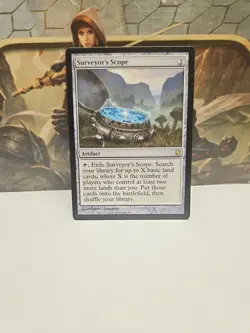 MTG English Magic Card LP SURVEYOR'S SCOPE from COMMANDER 2013 C13 - Image 1