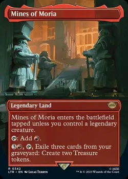 Mines of Moria - Foil Extended Art LTR LP MTG - Image 1