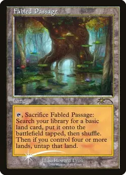 Fabled Passage - Foil Retro Frame Promo WPN LP MTG - Image 1
