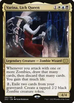 Varina, Lich Queen - Foil 2XM LP MTG - Image 1