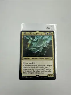Magic The Gathering MIIRYM, SENTINEL WYRM #284 Battle For Baldur's Gate Rare - Image 1