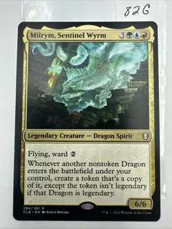 Magic The Gathering MIIRYM, SENTINEL WYRM #284 Battle For Baldur's Gate Rare - Image 2