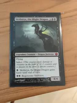 MTG Skithiryx, the Blight Dragon Scars of Mirrodin NM Condition - Image 1