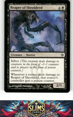 Magic the Gathering MTG New Phyrexia Reaper of Sheoldred #72 Buy 2 Get 1 - Image 1