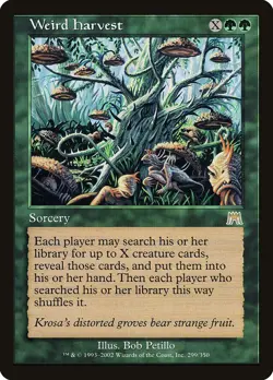 Weird Harvest - NM - R - MTG - Image 1
