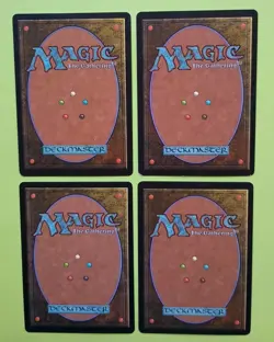 Magic the Gathering MTG Urza's Saga HIDDEN GUERRILLAS X 4 LP/EX U 1998! - Image 2