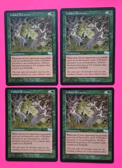 Magic the Gathering MTG Urza's Saga HIDDEN ANCIENTS X 4 LP/EX U 1998! - Image 1