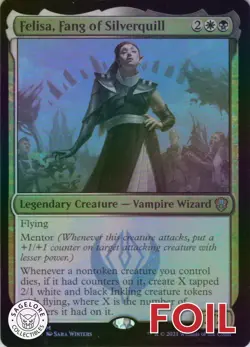 MTG Felisa, Fang of Silverquil (2) | LP Foil | Commander 2021 {C21} - Image 1