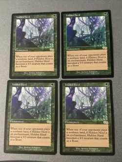 Hidden Herd X4 Urza’s Saga Ex Condition See Pics Front/back - Image 1