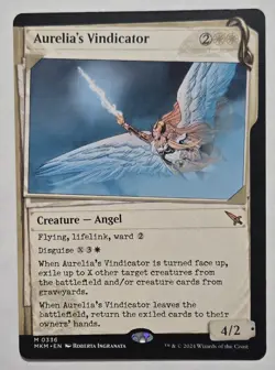 Aurelia's Vindicator (Showcase) (Invisible Ink) Murders at Karlov Manor Foil - Image 1