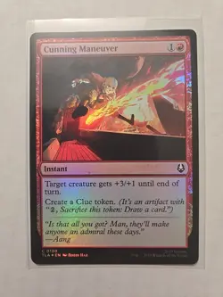 Cunning Maneuver (Foil) - Avatar - NM - Common - Instant - MTG - Image 1