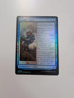 MTG - Gossip's Talent (Foil) - Bloomburrow NM/M Condition - Image 1