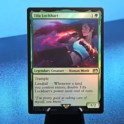 MTG Final Fantasy: 0206 Tifa Lockhart Standard Art FOIL - Image 1