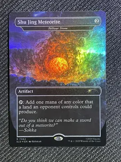 Secret Lair x Avatar Airbender Shu Jing Fellwar Stone Rainbow Foil + BONUS - Image 1