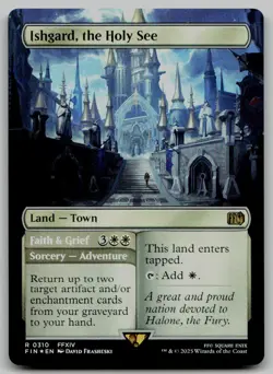 Ishgard, the Holy See (Borderless) R FINAL FANTASY 310 NM FOIL - Image 1