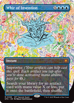 Whir of Invention (Borderless) [Aetherdrift Special Guests] Magic MTG - Image 1