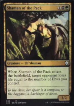 Shaman of the Pack - Commander: Kaldheim: #92, Magic: The Gathering Lp C287 - Image 1