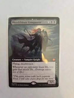 Bloodthirsty Conqueror (Extended Art) Foundations Regular - Image 1