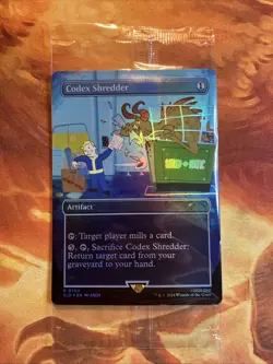 MTG Sealed Rainbow Foil Borderless Codex Shredder Secret Lair: X FalloutR - Image 1