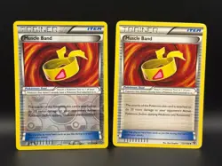2x Muscle Band - 121/146 - Pokemon XY Base Set Reverse Holo & Non-Holo LP - Image 1