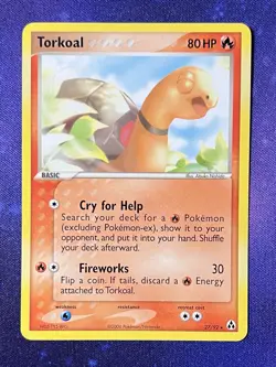 Torkoal 27/92 -Legend Maker - Pokemon TCG - 2006 - LP - Image 1