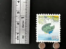 Lotad Pokemon Stamp Shogakukan Japanese Card TCG Nintendo Game Anime Japan - Image 2