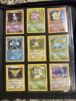 Pokemon TCG Base Set FULL 102/102 - WOTC 1999 - [NM] - Plus Graded Mew - Image 2