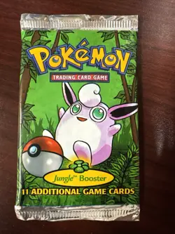 Wizards of the Coast 1999 Pokemon Jungle Booster Pack - Image 1