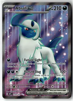 Absol ex ⭐ 214/197 Holo Ultra Rare Obsidian Flames 2023 Pokemon NM - Image 1