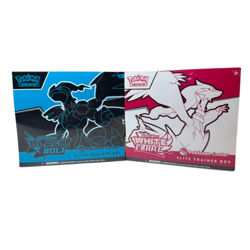 Pokemon Center Black Bolt And White Flare Elite Trainer Box ETB Set Of 2 Boxes - Image 1