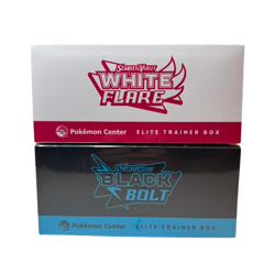 Pokemon Center Black Bolt And White Flare Elite Trainer Box ETB Set Of 2 Boxes - Image 5