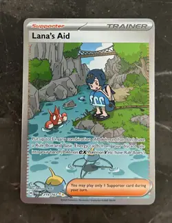 Pokemon Twilight Masquerade - LANA'S AID - SPECIAL ILLUSTRATION - 219/167 - NM - Image 1