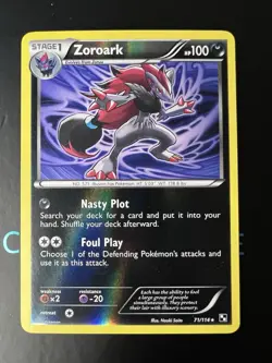 Pokemon TCG - Zoroark - 71/114 - Rare Reverse Holo - Black & White LP - Image 1