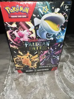 Pokemon TCG Scarlet & Violet Paldean Fates Booster Bundle 6 Pack New Sealed - Image 1