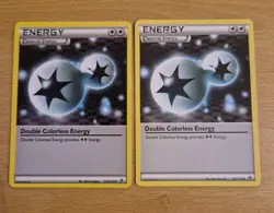 Pokemon TCG Legendary Treasures Double Colorless Energy x2 - Image 1
