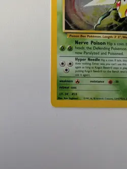 Pokemon TCG - Gym Challenge Unlimited - Koga's Beedrill 9/132 Holo - Image 2