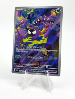 Pokemon Gastly Illustration Rare SV: Temporal Forces 177/162 - Image 1