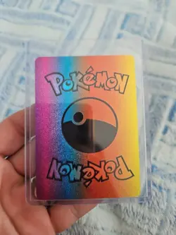 Charizard VMAX Rainbow Foil Fan Art Textured Collector Pokemon 020/189 - Image 2