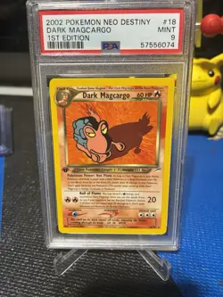 Dark Magcargo - 1st Edition - Neo Destiny 18/105 - PSA 9 - Pokemon TCG - Image 1