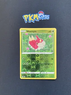 Pokemon TCG Wurmple Lost Origin 006/196 Reverse Holo LP. - Image 1