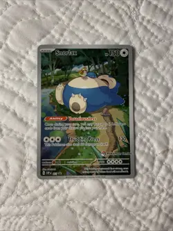 Pokemon S&V 151 Snorlax 051 Pokemon Center Stamped Promo - Image 1