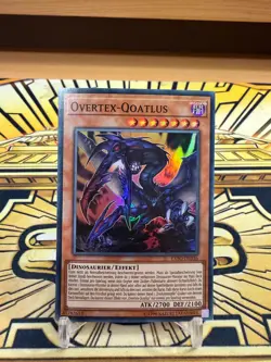 Yugioh Overtex-Qoatlus Super Rare EXFO-DE036 - Image 1