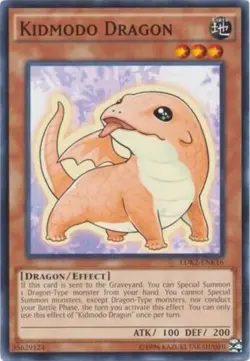 Yu-Gi-Oh! - Kidmodo Dragon - LDK2-ENK16 - Common - UNL -NM/M- NEW - Image 1