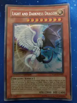 Light and Darkness Dragon YG01-EN001 Yu-Gi-Oh! GX Manga Limited Edition - Image 1