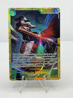 Dracule Mihawk - OP14-119 SEC - THE AZURE SEA'S SEVEN - One Piece TCG English - Image 1