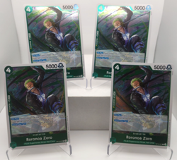 Roronoa Zoro Playset - OP13-037 x4 - Carrying On His Will - One Piece TCG - Image 1