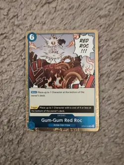 One Piece Card Game Gum-Gum Red Roc OP04-056 English - Image 1
