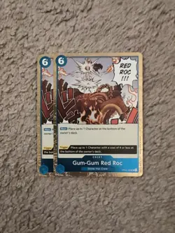 One Piece Card Game Gum-Gum Red Roc OP04-056 English - Image 2