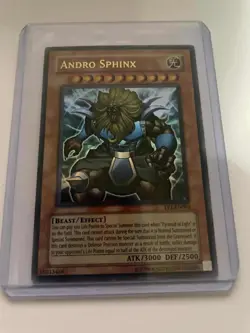 YuGiOh Andro Sphinx EP1-EN002 Ultra Rare Monster Card Light ATK3000 DEF2500 - Image 3
